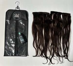 ZALA Hair Extensions with Storage Carrier and Froth On You Extension Shampoo